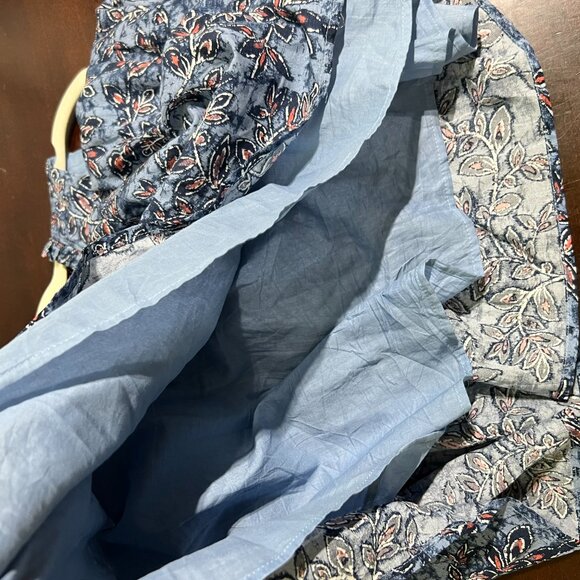 Lucky Brand Floral Sundress Size M CottageCore Country Picnics Whimsical - Picture 8 of 10